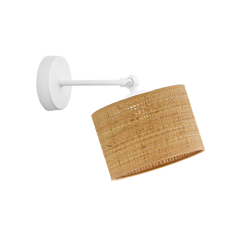 Aara Swing Arm Sconce, White