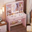 Dressing Table with Mirror-1842043209