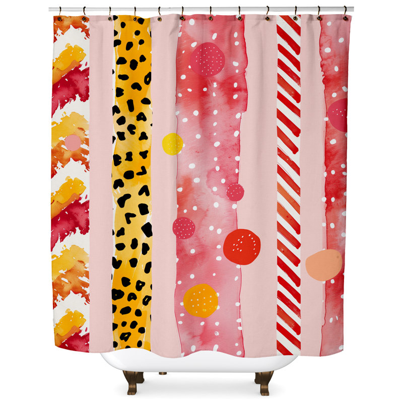Omyra Shower Curtain, 74" H x 71" W