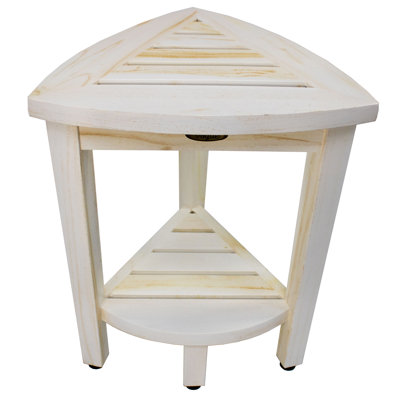 CoastalVogue Oasis 12" W Teak Shower Bench