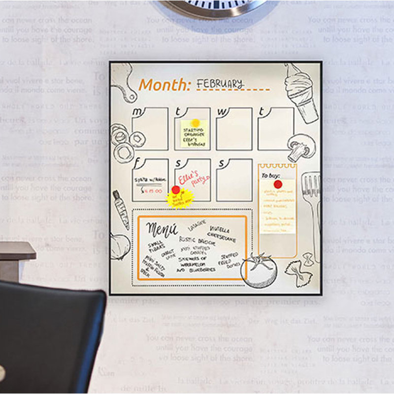 Magnetic Metal Dry Erase Board