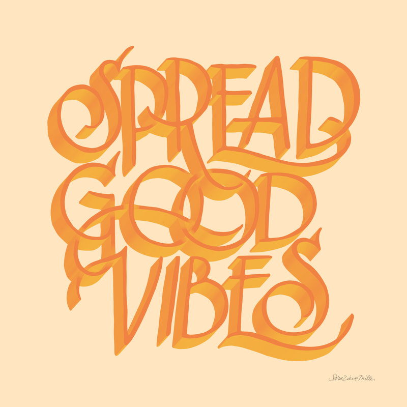 «Cool Saying II» par Sara Zieve Miller, reproduction sur toile tendue, H 20 po x l 20 po x P 1,25 po, Non