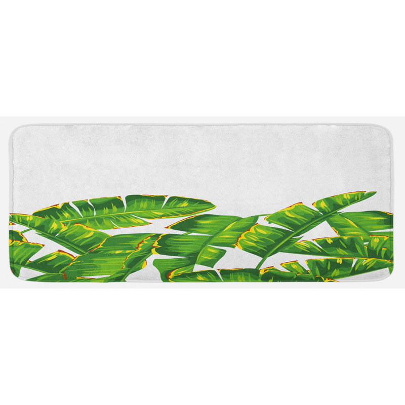 Tapis de cuisine botanique