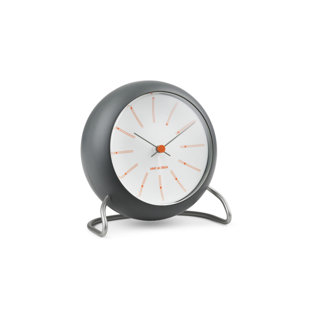 Bankers Analog Electric Tabletop Clock with Alarm