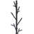 Black Coat Rack With 18 Hooks