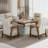 Light Luxury Height Adjustable Fully Automatic 3-in-1 Coffee, Mahjong & Dining Solid Wood Table for Chinese Rules