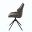 Ensemble de chaises d'appoint confortables en chenille avec pivot à 360 degrés, parfait pour les espaces de vie modernes et confortables