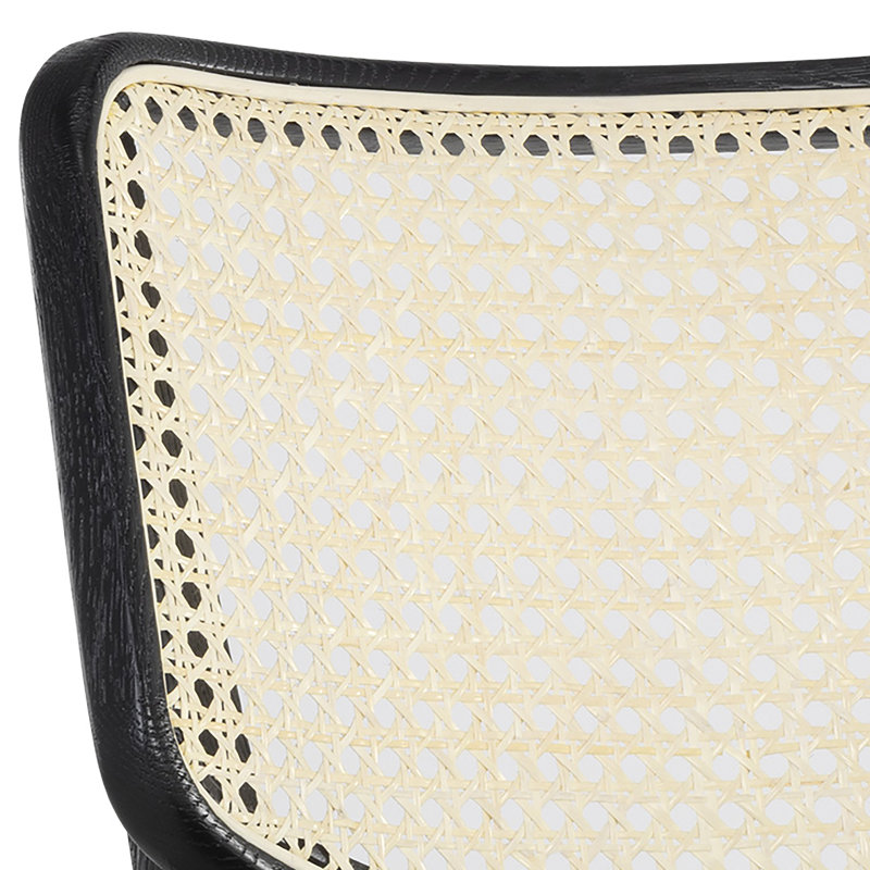 Chaise d'appoint noire Padulsky