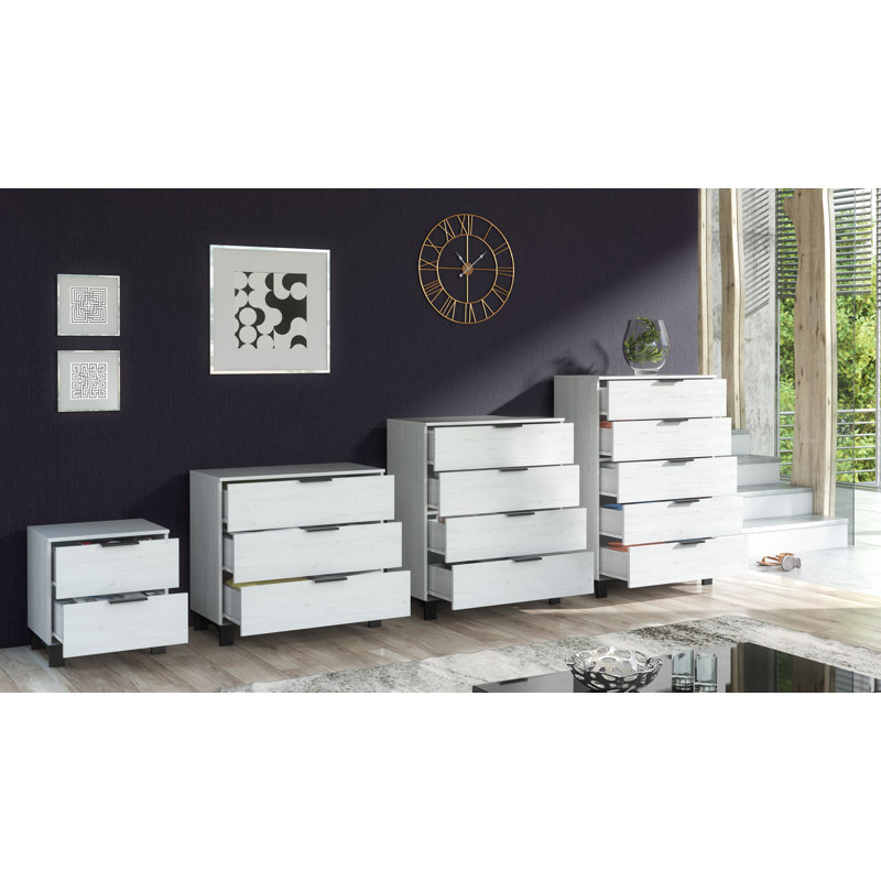 Areta 50cm W 2 - Drawer Chest of Drawers