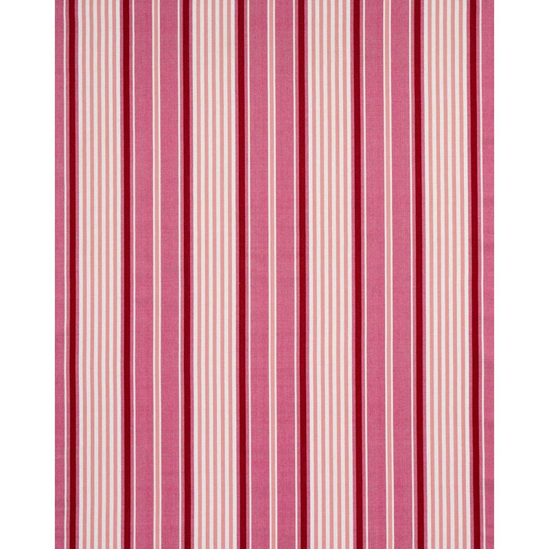 Minzer Cotton Stripe Fabric, Pink