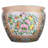 Floral Asian Design Cachepot Planter with Rose Medallion Painting-2035855463