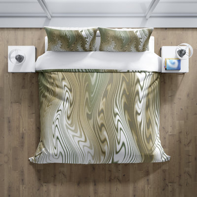 Ensemble de housse de couette ondulé