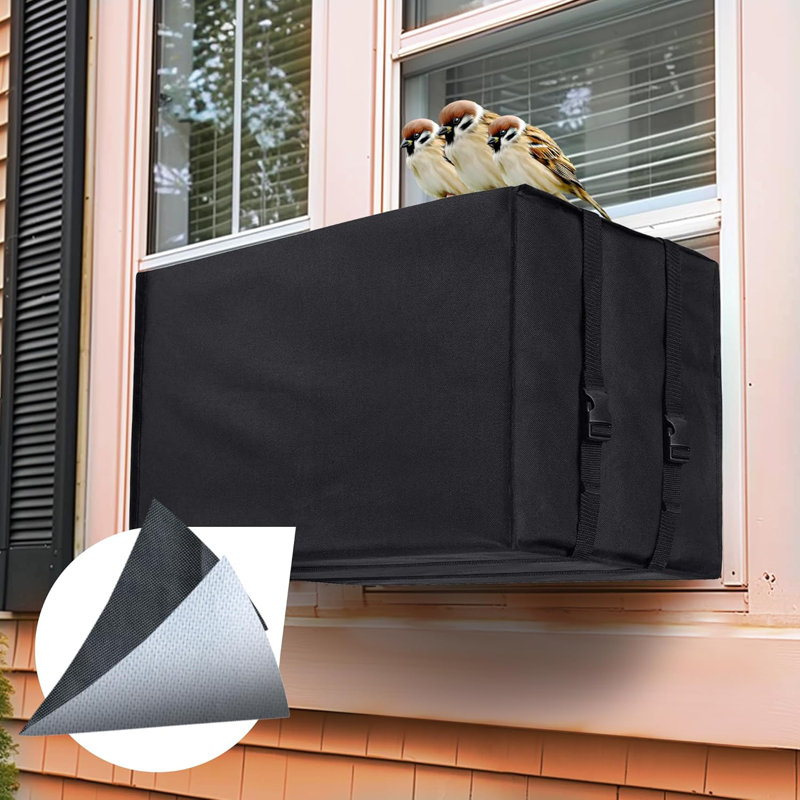 Housse extérieure pour fenêtre AC pour l'hiver, l 21 po x P 15 po