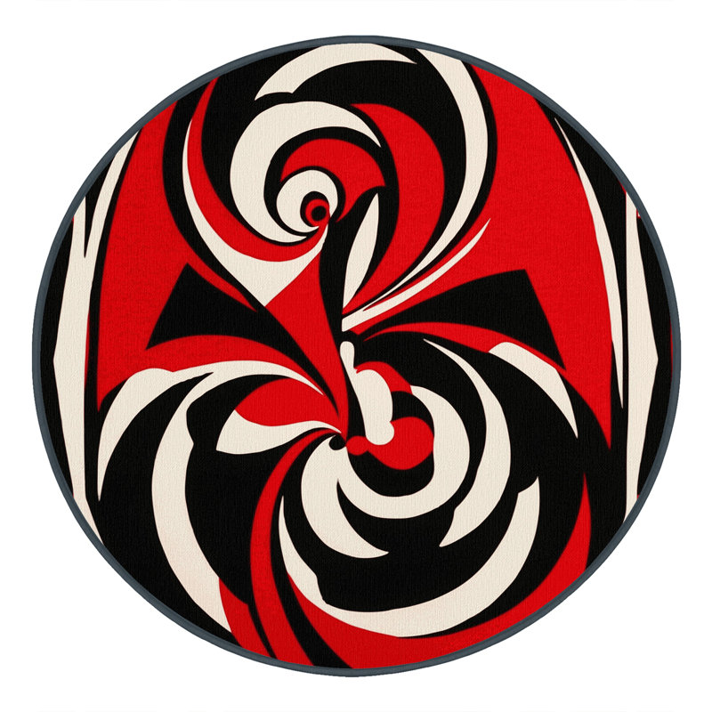 Ember Pulse Rug, Round 3'