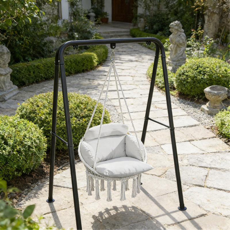Chaise suspendue, balancelle hamac, Gris