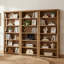 Bibliothèque 72 "en bois massif, bibliothèque ouverte à 7 niveaux