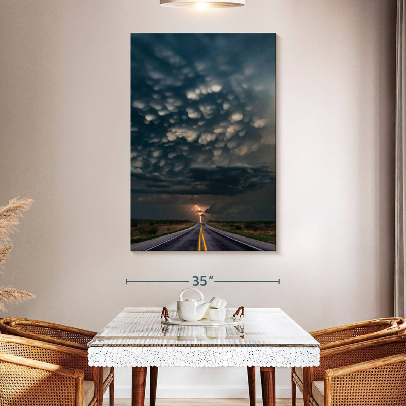 Alvord Texas Road Lightning, 24" H x 16" W