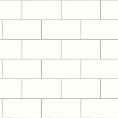 Rouleau de papier peint L 33 pi x l 20,5 po Freedom Subway Tile