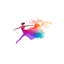 Adhésif décoratif ballerine, autocollant de danse arc-en-ciel, art mural ballet, décoration de chambre, peinture colorée de danseuse, 111 g-1332847216