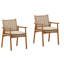 Alea Outdoor Dining Chair Natural