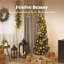 Arbre de Noël courbé 6 pi-1838395043