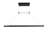 Anillo 1 - Light Flat Black LED Unique/Statement Pendant