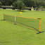 Ensemble de filet de pickleball portable avec sac de transport et 4 raquettes de pickleball