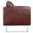 Cube Armchair with Chrome Feet Leather-883914462
