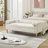 Upholstered Flip Top Storage Bench With Bolster Pillows-745279410