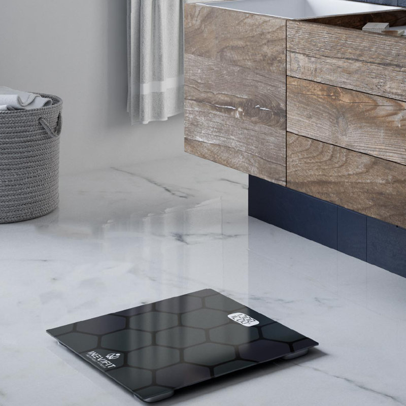 INEVIFIT Digital Bathroom Scale, Black