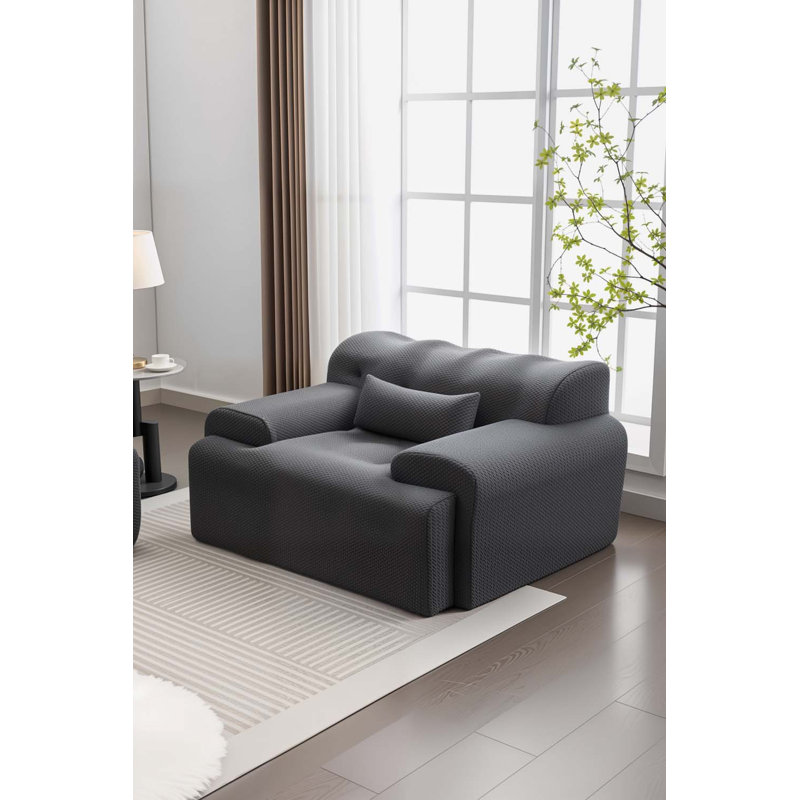 Hallsville 43,3 de large, Tissu gris