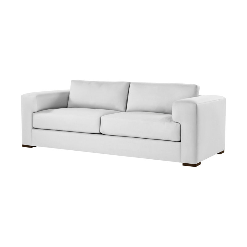 Gabrielle Sofa, Page Snow (Performance fabric) 1355-91, Expresso