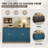Carville 59" Buffet Sideboard with Adjustable Shelves, Mid-Century Coffee Bar Table For Living Room, Dinning Room-1261241693