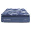 14 po, très doux, bleu + multi, très grand matelas, unité de poche, mousse à mémoire de forme, couches de mousse, matelas roulé et bleu + multi 14 po avec housse souple