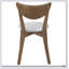 Ensemble de chaises de salle à manger à dossier courbé brun clair et châtaignier, confortable et élégant pour les intérieurs modernes et traditionnels