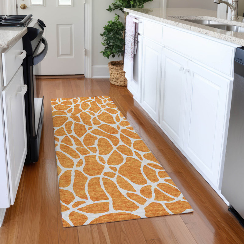 Premium Machine Washable Braylen AMF1024 Geometric Rug, Runner 2'3" x 7'6"