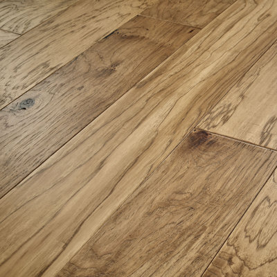 Champagne Mountain View XL Hickory 6.57'' W x up to 83" long Engineered Hardwood Flooring
