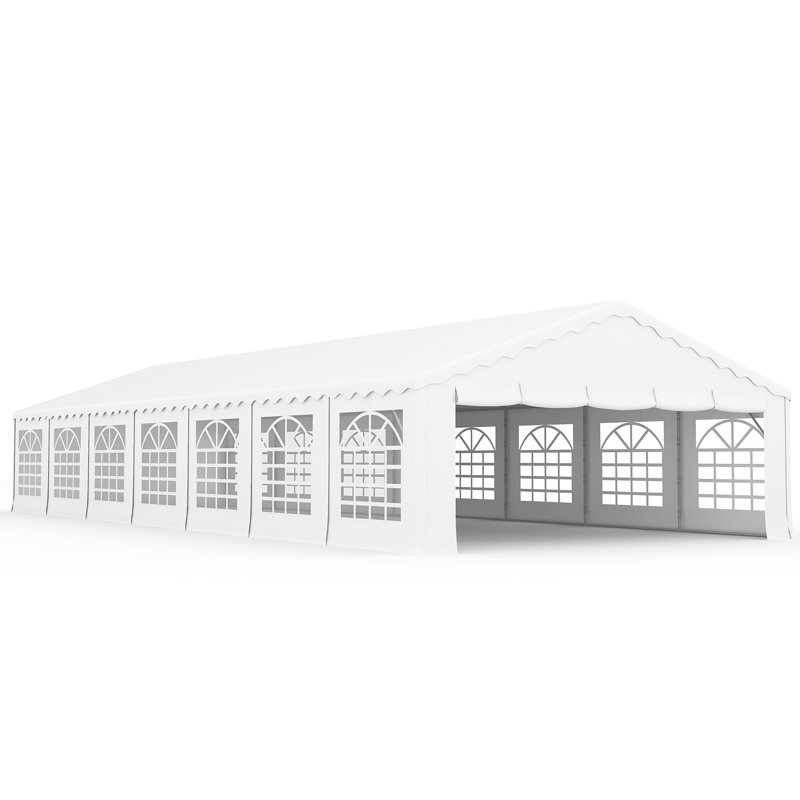 Steel Storage Canopy, Heavy Duty Party Tent, 20' W × 50' D 