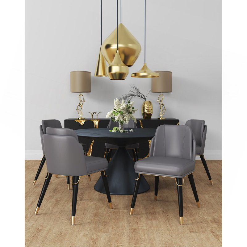 Dining Chair In Graphite