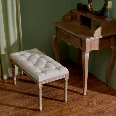 Chagford Upholstered Wood Bench