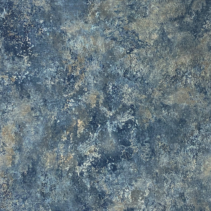 Papier peint Gideon, Bleu