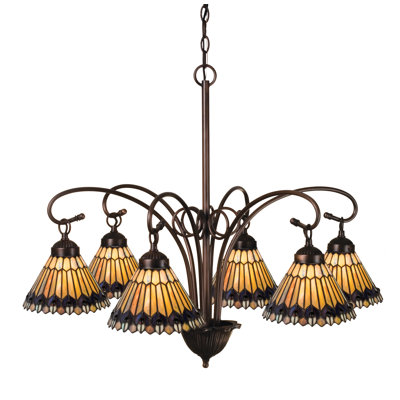 6 - Light Dimmable Classic / Traditional Chandelier