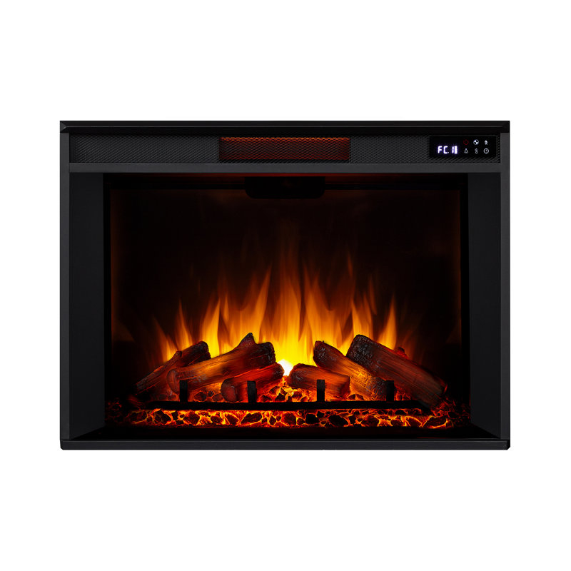 Eliot Grand 81'' TV Stand with Electric Fireplace, White
