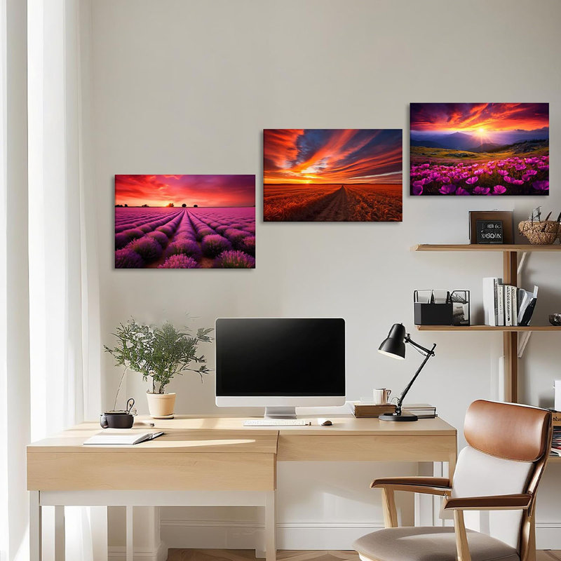 3 Piece Wrapped Canvas Print