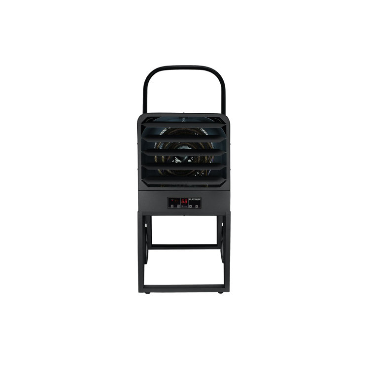 King Electric 10000 Watt Watt 34121 BTU BTU Electric Utility Space Heater  with Adjustable Thermostat , Remote Included and with Digital Display |  Wayfair