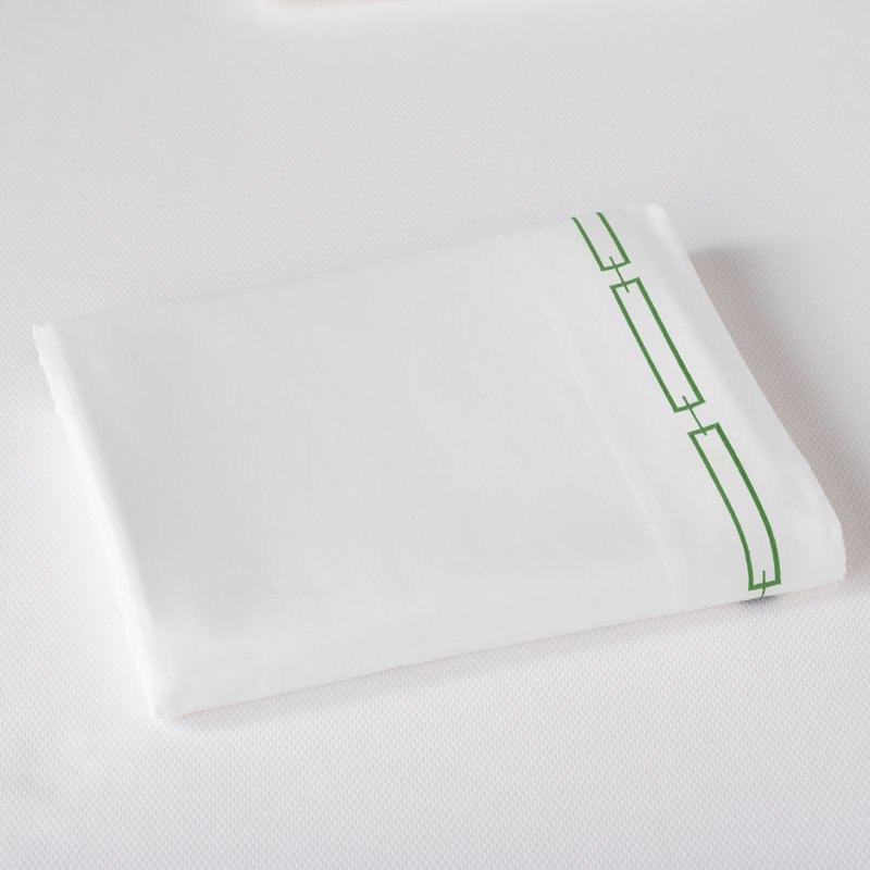Stanza 420 Thread Count Egyptian-Quality Cotton Flat Sheet, Linen, Twin Flat Sheet