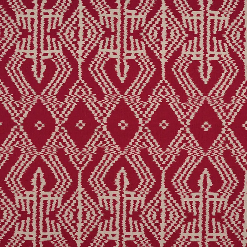 Tissu ikat Asaka, Rouge