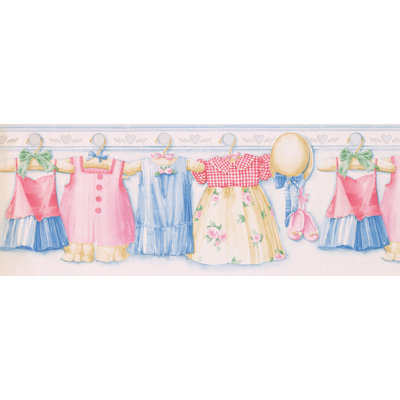 Bordure murale robes sur cintres Ardley