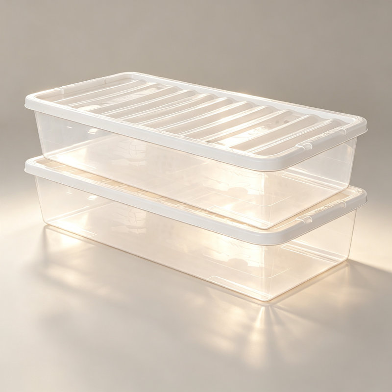 wekli Plastic Underbed Storage
