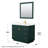 Miranda 42" Freestanding Single Bathroom Vanity with Quartz Top with 34" Mirror-98023863-98144239-98023860
